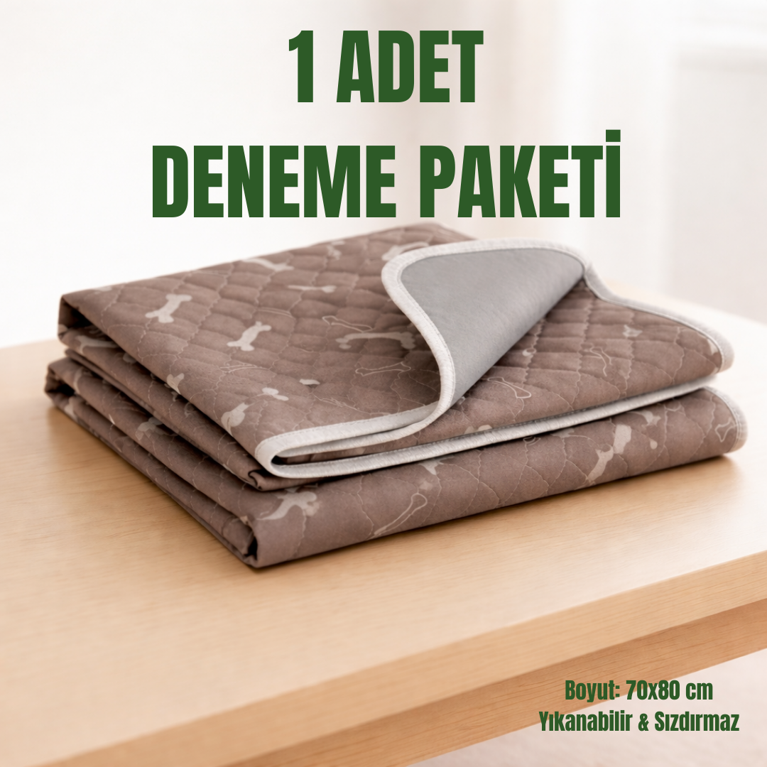 Steppe Ped: Yıkanabilir & 4 Katmanlı Sızdırmaz Köpek Eğitim Pedi 70x80