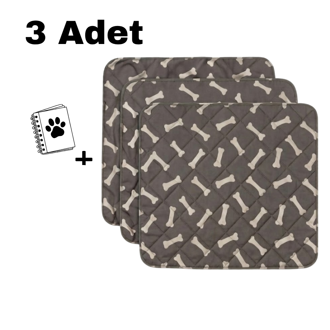 Steppe Yıkanabilir Köpek Tuvalet Pedi Seti (Kaydırmaz & Yüksek Emicilik)