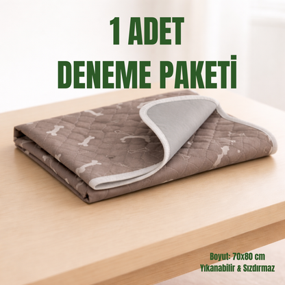 Steppe Ped: Yıkanabilir & 4 Katmanlı Sızdırmaz Köpek Eğitim Pedi 70x80
